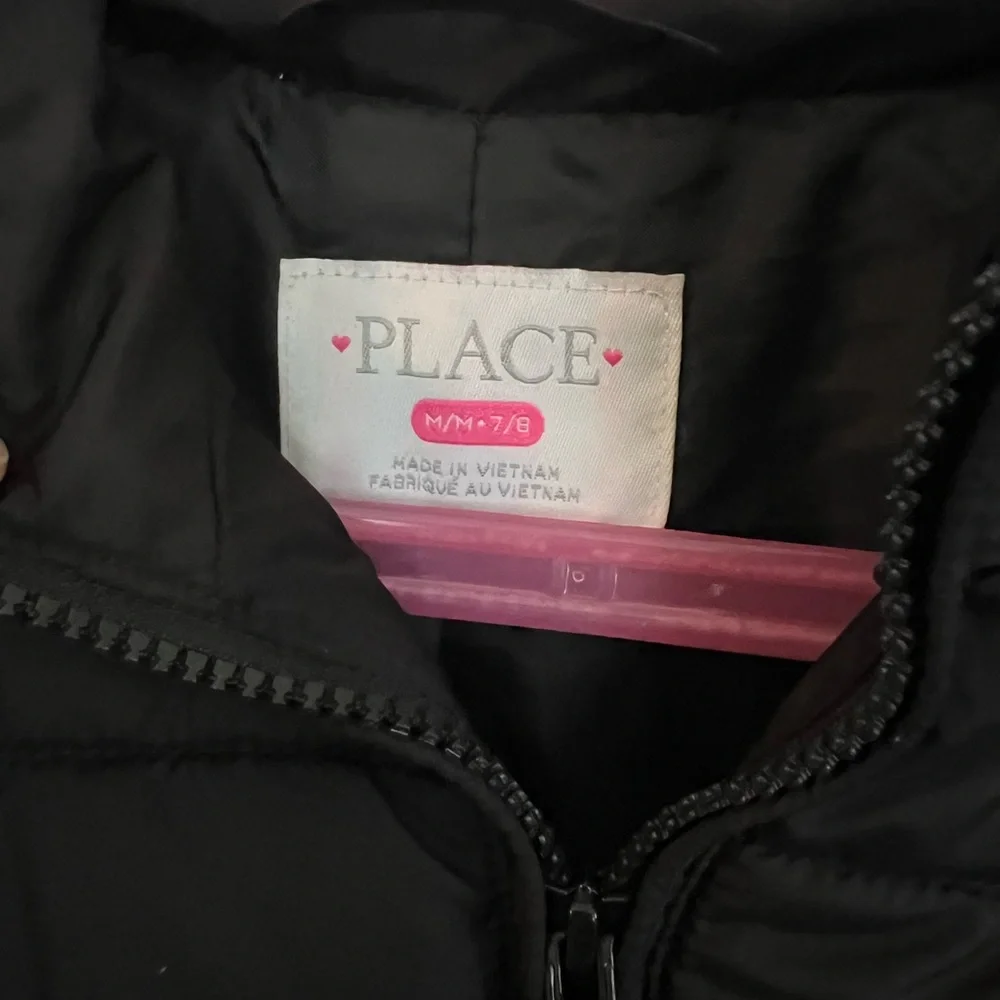 Children’s‎ place puffer jacket black size medium outerwear